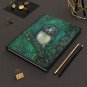 Green Owl on Branch Hardcover Journal