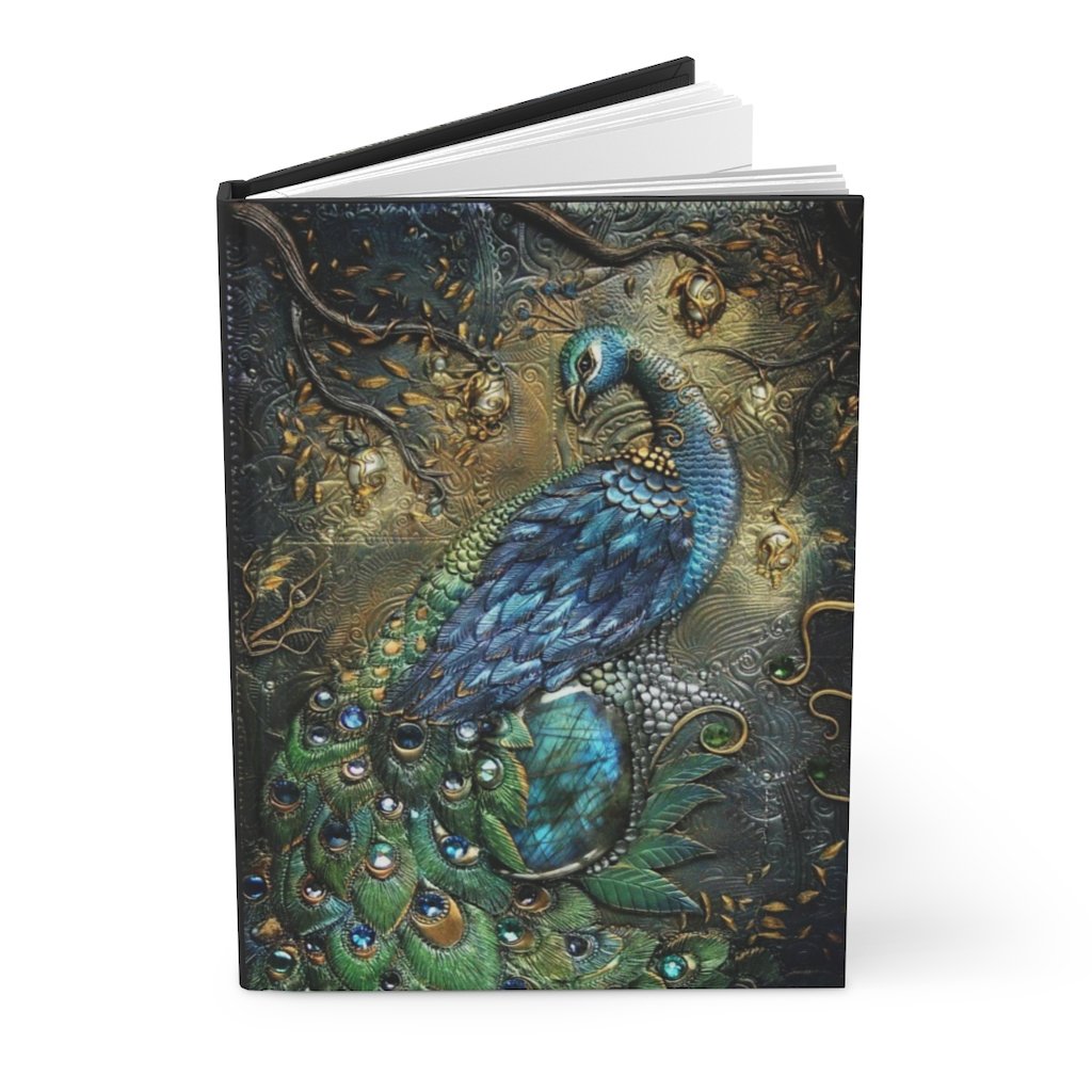 Peacock Hardcover Journal