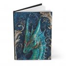 Teal Dragon Hardcover Journal