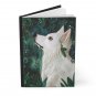 White Dog Hardcover Journal