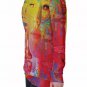 Rainbow Glitch Face All-Over Print Women's Off-Shoulder Sweatshirt