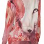 Red Butterfly Fox All-Over Print Women's Off-Shoulder Sweatshirt