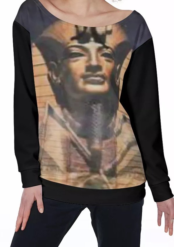 Sphynx All-Over Print Women's Off-Shoulder Sweatshirt