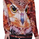 Barn Owl All-Over Print Women's Off-Shoulder Sweatshirt