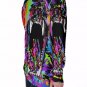 Bear Mouth Rainbow All-Over Print Women's Off-Shoulder Sweatshirt