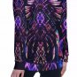 Black Light All-Over Print Women's Off-Shoulder Sweatshirt