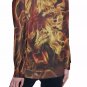 Fire Tiger All-Over Print Women's Off-Shoulder Sweatshirt