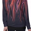Flowing Feathers All-Over Print Women's Off-Shoulder Sweatshirt
