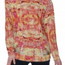 Fractalized All-Over Print Women's Off-Shoulder Sweatshirt