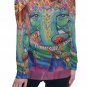 Ganesha Rainbow All-Over Print Women's Off-Shoulder Sweatshirt