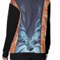 Hooded Figure All-Over Print Women's Off-Shoulder Sweatshirt