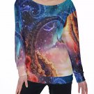 Into the Octopi All-Over Print Women's Off-Shoulder Sweatshirt