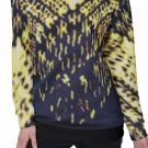 Knit Sweater All-Over Print Women's Off-Shoulder Sweatshirt