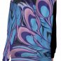 Peacock Tail All-Over Print Women's Off-Shoulder Sweatshirt