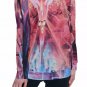 Pink Skull Cavern All-Over Print Women's Off-Shoulder Sweatshirt