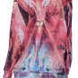 Pink Skull Cavern All-Over Print Women's Off-Shoulder Sweatshirt