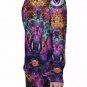 Psychedelic Lotus Meditation Rainbow All-Over Print Women's Off-Shoulder Sweatshirt