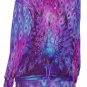 Peacockalypse All-Over Print Women's Off-Shoulder Sweatshirt