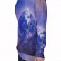 Purple Moon Rise All-Over Print Women's Off-Shoulder Sweatshirt