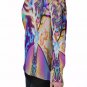 Rainbow Stag All-Over Print Women's Off-Shoulder Sweatshirt