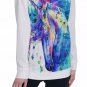 Rainbow Unicorn All-Over Print Women's Off-Shoulder Sweatshirt