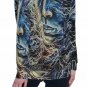 Roots and Lightning Face Print Women's Off-Shoulder Sweatshirt