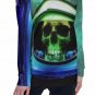 Space Skull All-Over Print Women's Off-Shoulder Sweatshirt