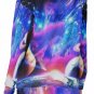 Space All-Over Print Women's Off-Shoulder Sweatshirt