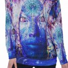 Third Eye Avatar All-Over Print Women's Off-Shoulder Sweatshirt