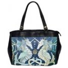 Mystic Celtic Seahorse Painted Imitation Leather Handbag