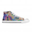 Multidimensional Deer High Top Canvas Shoe