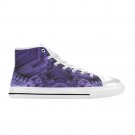 Purple Matrix High Top Canvas Shoes