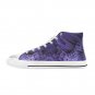 Purple Matrix High Top Canvas Shoes