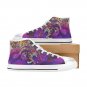 Purple Tiger High Top Canvas Shoes