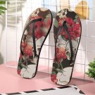 Skulls and Roses Flip Flops