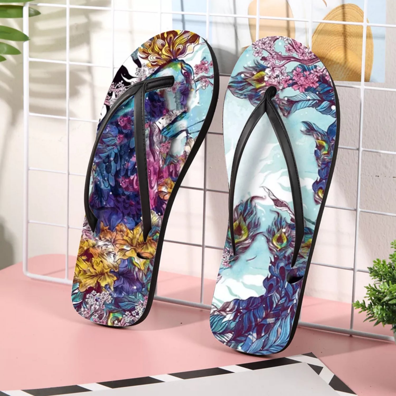 Under the Sea Flip Flops