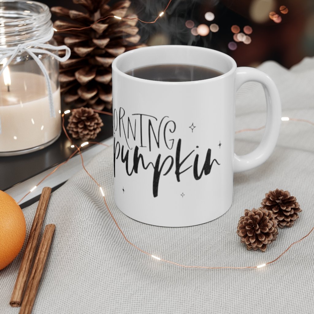 Morning Pumpkin - Ceramic Coffee Mug