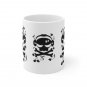 Skull and Headphones - Ceramic Coffee Mug