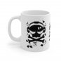 Skull and Headphones - Ceramic Coffee Mug