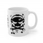 Skull and Headphones - Ceramic Coffee Mug