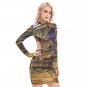 Jungle Scape Hollow Hip Dress