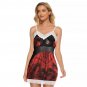 Scarlet Cami Dress With Lace Edge