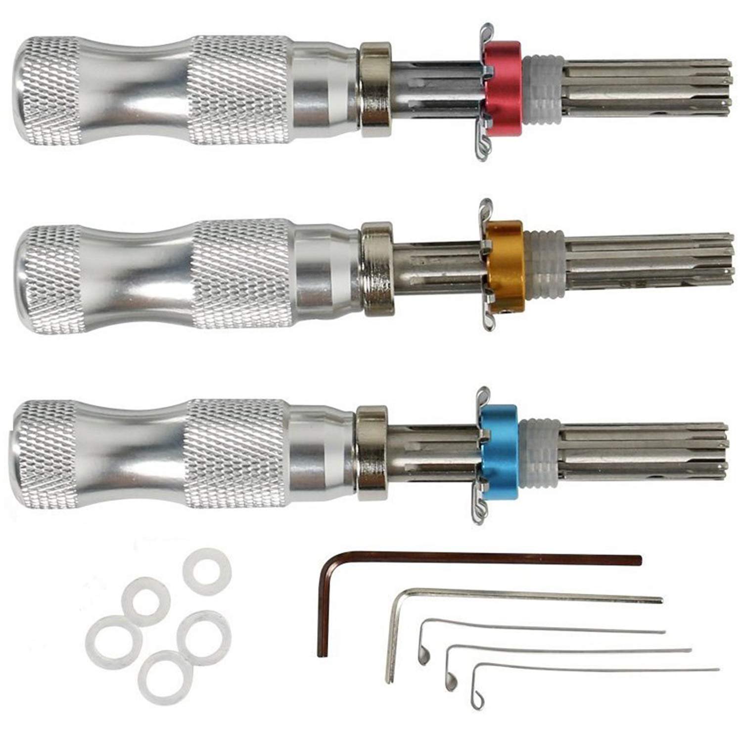 Tubular 7 Pins Lock Pick Tool Locksmith Tool Lock Pick Set