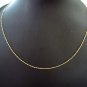 18k Real Gold Necklace Gypsophila Chain 45CM 1.2G
