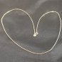 18k Real Gold Necklace Snake Bone Chain 45CM 1.8G