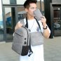 Mens USB Charging Backpack Business Laptop Backbag Large Capacity Bag Men Waterproof Backpack Set Tr