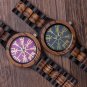 T84-1_Men Watches Warriors Collection Valknut Handmade Engraved Wooden Watch Custom Logo Dropshippp