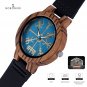 T85-2_Men Watches  Warriors Collection Valknut Handmade Engraved Wooden Watch Custom Logo Dropshippp