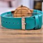 GT074-2 woman_Valentine's Day Present 2022 Blue Resin Wristwatch Japan Quartz Movement Thuja Wood wi