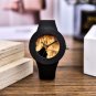 GT079-1_Valentine's Day Present 2022 Blue Resin Wristwatch Japan Quartz Movement Thuja Wood with Tim